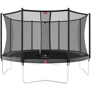 BERG Trampoline Favorit Regular 380 grijs + Safety Net Comfort