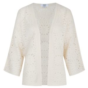 C&S dames vest Barza zand