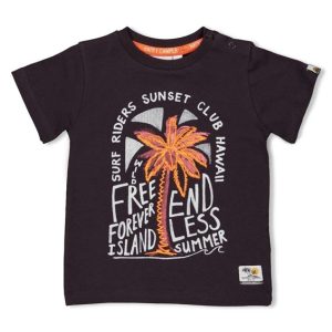 Feetje baby t-shirt 51700640 grijs print