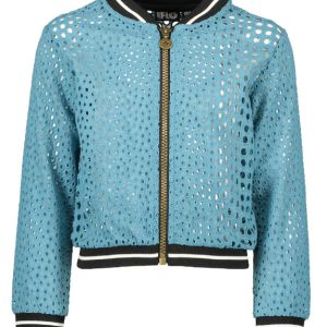 Like Flo broidery baseball jacket F903-5307