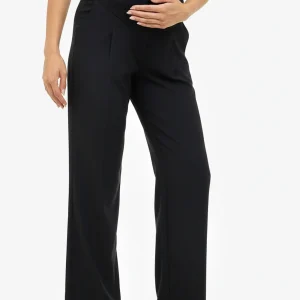 Travel zwangerschapsbroek met plooien - navy