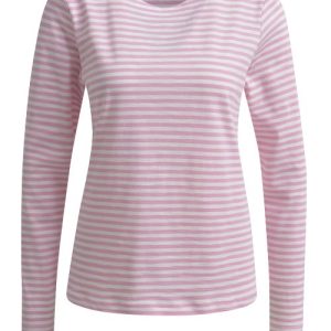 Milano Italy dames longsleeve roze streep