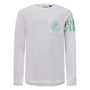 Retour jongens longsleeve Olaf wit